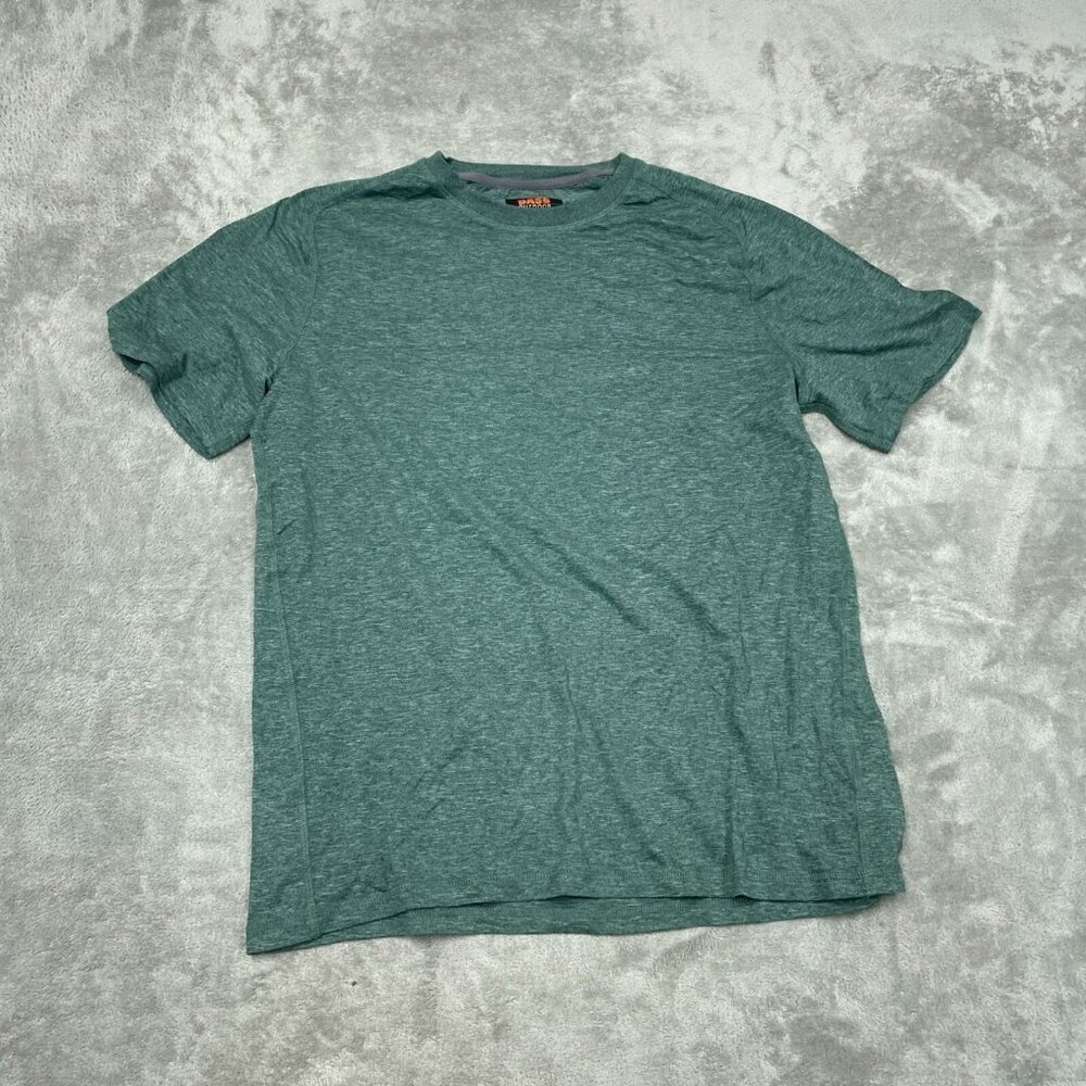 Bass Outdoor Green Short-Sleeve Crew Neck Stretch T-Shirt L  Men 6270